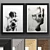 Elegant Art Frame Set 671 3D model small image 1