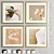 Elegant Art Frame: 50x50cm, Multiple Materials 3D model small image 1