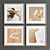 Elegant Art Frame: 50x50cm, Multiple Materials 3D model small image 2