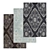 Luxury Carpet Set: High-Quality Textures & Multiple Options 3D model small image 1