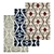 Luxury Rug Set: High-Quality Textures 3D model small image 1