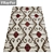 Luxury Rug Set: High-Quality Textures 3D model small image 2