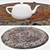 Versatile Round Carpets Set 3D model small image 3