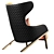 Elegant Modern Armchair 3D model small image 2