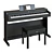 Yamaha YDP-164: A Digital Piano Masterpiece 3D model small image 1