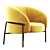 Sleek PARLA Rimo Chair: Modern Design 3D model small image 2