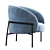 Sleek PARLA Rimo Chair: Modern Design 3D model small image 3