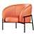 Sleek PARLA Rimo Chair: Modern Design 3D model small image 5