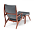 Elegant Guest Chair: Stylish and Comfortable 3D model small image 2
