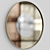 Elegant Reflection: Round Decorative Mirror 3D model small image 2