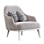 Timeless Armchair Liam - Stylish and Versatile 3D model small image 1