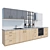 Stylish and Modular ENHET Kitchen 3D model small image 9