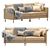 Luxury Sofa Set: Corona Render V5 3D model small image 2