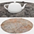 Round Carpet Set: Various Textures 3D model small image 3