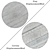 Round Carpets Set: Versatile and Realistic 3D model small image 2