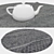 Round Carpets Set: Versatile and Realistic 3D model small image 3