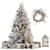 Sparkling Golden Christmas Tree with Gift 3D model small image 1