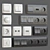 Modernize Your Home with Tem LOGIQ Wall Switches 3D model small image 1