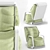 Convertible Comfort Armchair 3D model small image 4