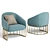 Modern Elegance: LIANG&EIMIL Boston Chair 3D model small image 2