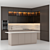 Sleek 2015 Kitchen: Modern, V-Ray & Corona 3D model small image 1