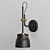 Industrial Adjustable Height Wall Sconce 3D model small image 1