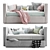 Urban Chic Daybed & Trundle 3D model small image 1