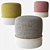 Elegant Anell Pouf: Calligaris 3D model small image 2