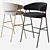 Chic Chia Bar Stool: Parla Design 3D model small image 2