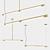 Sleek Elegance: Leto Suspension 3D model small image 1