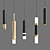 Sleek Pendant Light: Modern & Long 3D model small image 1