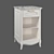 Vintage-style Cabinet: Madlen with Open Shelves (Color: Ruta, Estella) 3D model small image 3