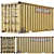 Low Poly Shipping Container Set 3D model small image 2