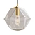 Elegant Crystal Pendant Light 3D model small image 1