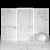 Antique Carrara White Texture Slabs 3D model small image 2
