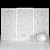 Antique Carrara White Texture Slabs 3D model small image 3