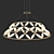 Elegant LED Chandelier 3D model small image 1