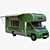 Compact Food Truck Vehicle 3D model small image 1