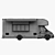 Compact Food Truck Vehicle 3D model small image 5