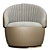 Contemporary Consonance Armchair 3D model small image 2