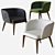 Uovo Bridge Chair: Modern Elegance 3D model small image 2