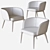 Uovo Bridge Chair: Modern Elegance 3D model small image 3