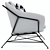 Modern Brida Sofa: Simple, Functional Design 3D model small image 2