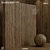 Walnut Wood Set: Seamless Material for Box Scene 3D model small image 1