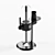 360° Glass Gravity Hookah 3D model small image 2