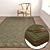 Luxury Rug Collection: Set of 3 High-Quality Carpets 3D model small image 5