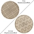 Round Carpets Set - Variety of Textures for Close and Distant Shots 3D model small image 2