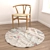 Modern Round Carpets Set 3D model small image 4