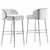 Olympia Swivel Bar Stool 3D model small image 4