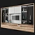 Modern TV Wall Unit - 3D Model 3D model small image 3